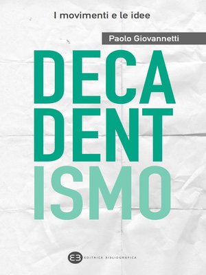 cover image of Decadentismo